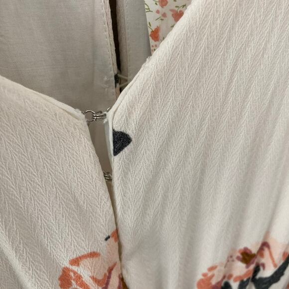 Free People NEW All I Got Printed Maxi Dress - Floral - Ivory Combo - 4 - Picture 11 of 14